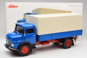 Mercedes L911 Mėlynas Schuco 1:18 450044800 Metalas - nuotrauka 8 iš 8