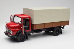 Mercedes L 911 Raudonas Schuco 1:18 450016400 Metalas - nuotrauka 2 iš 8