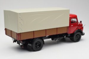 Mercedes L 911 Raudonas Schuco 1:18 450016400 Metalas - nuotrauka 3 iš 8