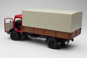 Mercedes L 911 Raudonas Schuco 1:18 450016400 Metalas - nuotrauka 5 iš 8