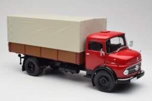 Mercedes L 911 Raudonas Schuco 1:18 450016400 Metalas - nuotrauka 6 iš 8