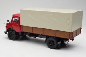 Mercedes L 911 Raudonas Schuco 1:18 450016400 Metalas - nuotrauka 7 iš 8