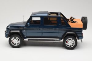 Mercedes Maybach G650 Landaulet Tamsiai Mėlynas GT Spirit 1:18 GT174 Derva - nuotrauka 3 iš 6