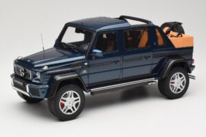 Mercedes Maybach G650 Landaulet Tamsiai Mėlynas GT Spirit 1:18 GT174 Derva