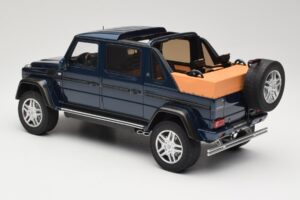 Mercedes Maybach G650 Landaulet Tamsiai Mėlynas GT Spirit 1:18 GT174 Derva - nuotrauka 5 iš 6