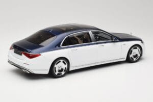 Mercedes Maybach S-Class Z223 Nautical Blue Diamond White Almost Real 1:18 820126 Metalas - nuotrauka 3 iš 8