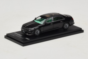 Mercedes Maybach S-Class W223 Brabus S850 Masterpiece Obsidian Black Almost Real 1:64 660101001 Metalas - nuotrauka 2 iš 7