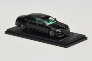 Mercedes Maybach S-Class W223 Brabus S850 Masterpiece Obsidian Black Almost Real 1:64 660101001 Metalas - nuotrauka 4 iš 7