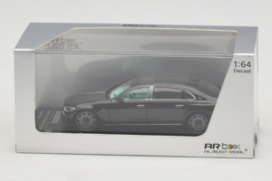 Mercedes Maybach S-Class W223 Brabus S850 Masterpiece Obsidian Black Almost Real 1:64 660101001 Metalas - nuotrauka 7 iš 7