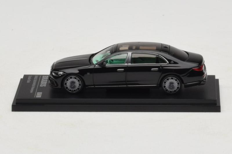 Mercedes Maybach S-Class W223 Brabus S850 Masterpiece Obsidian Black Almost Real 1:64 660101001 Metalas