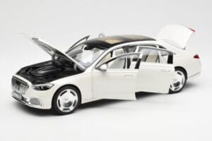 Mercedes Maybach S680 4Matic X223 Diamond Baltas Norev 1:18 183918 Metalas - nuotrauka 2 iš 8