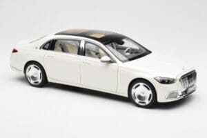 Mercedes Maybach S680 4Matic X223 Diamond Baltas Norev 1:18 183918 Metalas - nuotrauka 6 iš 8