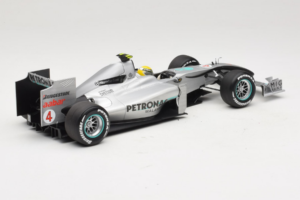 Mercedes MGP W01 #4 N. Rosberg Mercedes GP Showcar 2010 Minichamps 1:18 150100074 Metalas - nuotrauka 2 iš 7