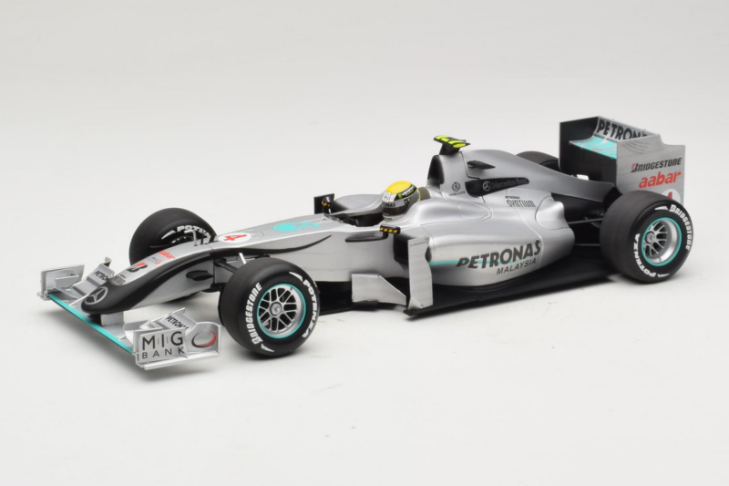 Mercedes MGP W01 #4 N. Rosberg Mercedes GP Showcar 2010 Minichamps 1:18 150100074 Metalas