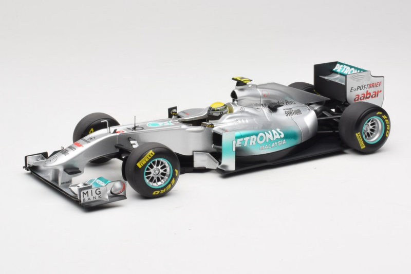 Mercedes MGP W02 #8 N. Rosberg Mercedes GP Showcar 2011 Minichamps 1:18 110110078 Metalas