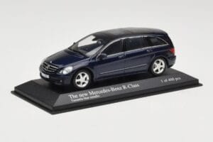 Mercedes R-Class W251 Tanzanite Blue Minichamps 1:43 B66962215 Metalas - nuotrauka 2 iš 4