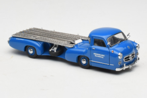 Mercedes Renntransporter Blue Wonder CMC 1:43 M-036K Metalas - nuotrauka 6 iš 8