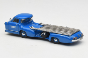 Mercedes Renntransporter Blue Wonder CMC 1:43 M-036K Metalas - nuotrauka 7 iš 8