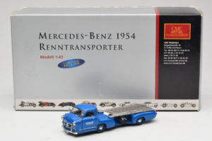 Mercedes Renntransporter Blue Wonder CMC 1:43 M-036K Metalas - nuotrauka 8 iš 8