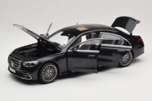 Mercedes S-Class W223 AMG Line Anthracite Blue Norev 1:18 183800 Metalas - nuotrauka 2 iš 8
