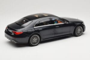 Mercedes S-Class W223 AMG Line Anthracite Blue Norev 1:18 183800 Metalas - nuotrauka 3 iš 8