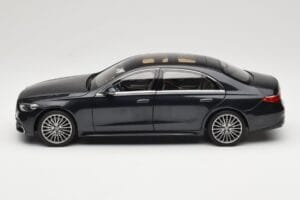 Mercedes S-Class W223 AMG Line Anthracite Blue Norev 1:18 183800 Metalas - nuotrauka 4 iš 8