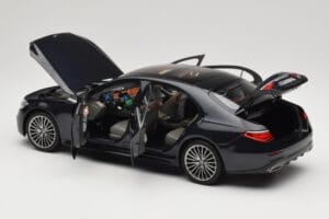 Mercedes S-Class W223 AMG Line Anthracite Blue Norev 1:18 183800 Metalas - nuotrauka 5 iš 8
