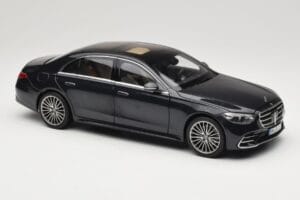 Mercedes S-Class W223 AMG Line Anthracite Blue Norev 1:18 183800 Metalas - nuotrauka 6 iš 8