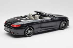 Mercedes S-Class Kabrioletas A217 Magnetite Juodas Metalinis Norev 1:18 B66960354 Metalas - nuotrauka 3 iš 8