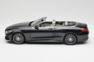 Mercedes S-Class Kabrioletas A217 Magnetite Juodas Metalinis Norev 1:18 B66960354 Metalas - nuotrauka 4 iš 8
