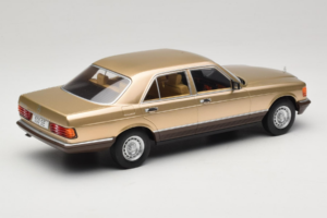 Mercedes S-Class W126 Metallic Beige MCG 1:18 MCG18548 Metalas - nuotrauka 2 iš 6