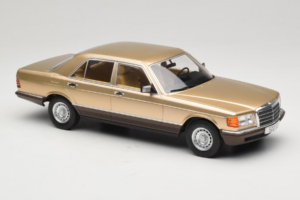 Mercedes S-Class W126 Metallic Beige MCG 1:18 MCG18548 Metalas - nuotrauka 4 iš 6