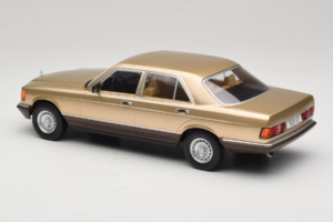 Mercedes S-Class W126 Metallic Beige MCG 1:18 MCG18548 Metalas - nuotrauka 5 iš 6