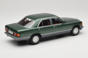 Mercedes S-Class W126 Metallic Green MCG 1:18 MCG18549 Metalas - nuotrauka 2 iš 6