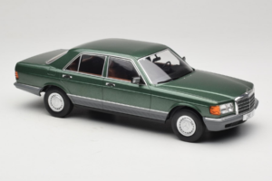 Mercedes S-Class W126 Metallic Green MCG 1:18 MCG18549 Metalas - nuotrauka 4 iš 6