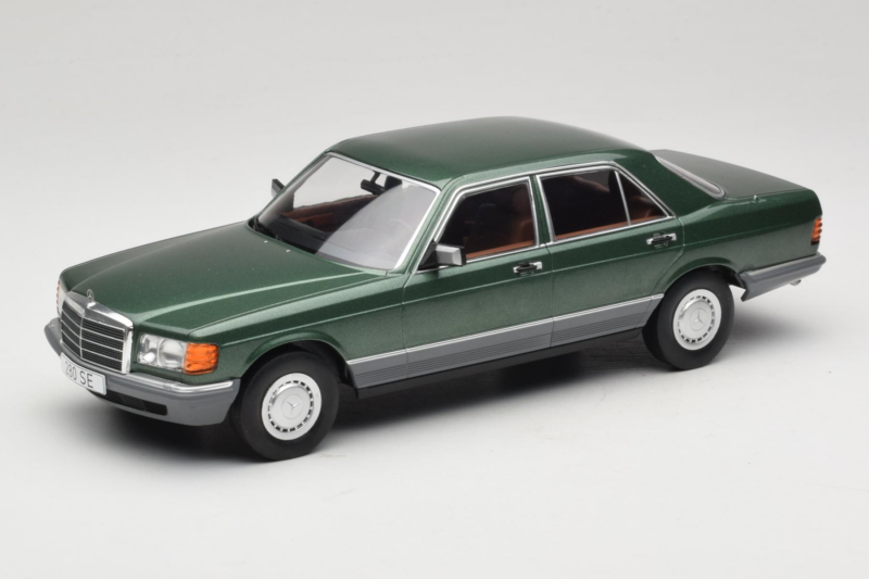 Mercedes S-Class W126 Metallic Green MCG 1:18 MCG18549 Metalas