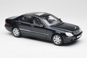 Mercedes S-Class W220 Mėlynas Maisto 1:18 56051 Metalas - nuotrauka 6 iš 8