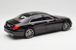 Mercedes S-Class W222 AMG Line Ruby Juodas Metallic Norev 1:18 183483 Metalas - nuotrauka 3 iš 8