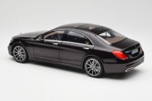 Mercedes S-Class W222 AMG Line Ruby Juodas Metallic Norev 1:18 183483 Metalas - nuotrauka 7 iš 8