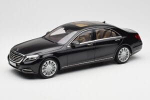 Mercedes S-Class W222 Juodas Metallic Norev 1:18 183480 Metalas