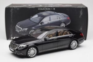 Mercedes S-Class W222 Juodas Metallic Norev 1:18 183480 Metalas - nuotrauka 8 iš 8