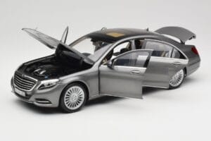 Mercedes S-Class W222 Grey Metallic Norev 1:18 183481 Metalas - nuotrauka 2 iš 8