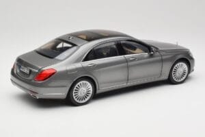 Mercedes S-Class W222 Grey Metallic Norev 1:18 183481 Metalas - nuotrauka 3 iš 8