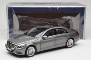 Mercedes S-Class W222 Grey Metallic Norev 1:18 183481 Metalas - nuotrauka 8 iš 8
