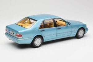 Mercedes S500 W140 Turkio Metallic Norev 1:18 183561 Metalas - nuotrauka 3 iš 8