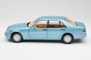 Mercedes S500 W140 Turkio Metallic Norev 1:18 183561 Metalas - nuotrauka 4 iš 8