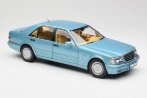 Mercedes S500 W140 Turkio Metallic Norev 1:18 183561 Metalas - nuotrauka 6 iš 8