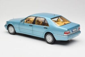 Mercedes S500 W140 Turkio Metallic Norev 1:18 183561 Metalas - nuotrauka 7 iš 8