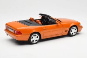 Mercedes SL 500 R129 Oranžinis Metallic Norev 1:18 183752 Metalas - nuotrauka 3 iš 8