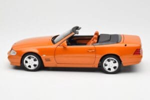 Mercedes SL 500 R129 Oranžinis Metallic Norev 1:18 183752 Metalas - nuotrauka 4 iš 8